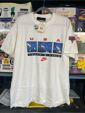 Vintage 90s Nike Track & Field Made In USA Tee